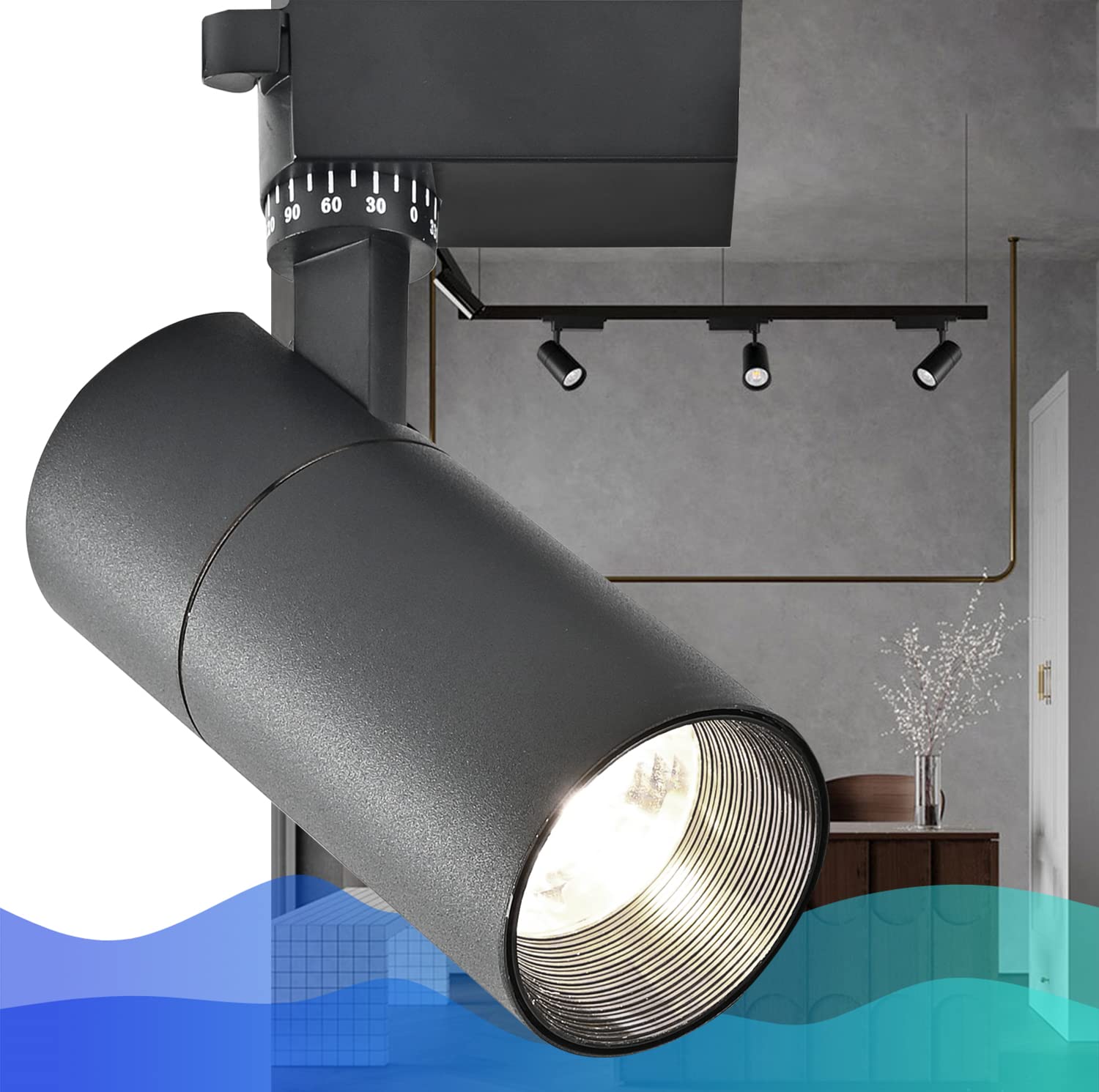 大光量！業務用！ダクトLED（昼白色）スポットライトビーム角22度