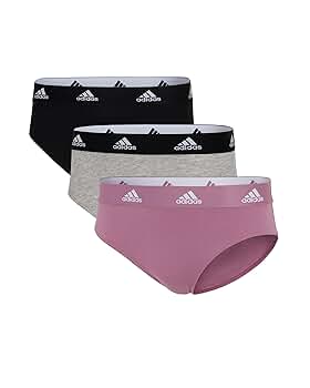 ブラジャー＆ショーツ ^adidas^ No-wire airbrick 3S bra panty B SET AOFYBEM42 adidas Women's Seamless Boy Shorts Underwear 3-pack, Black