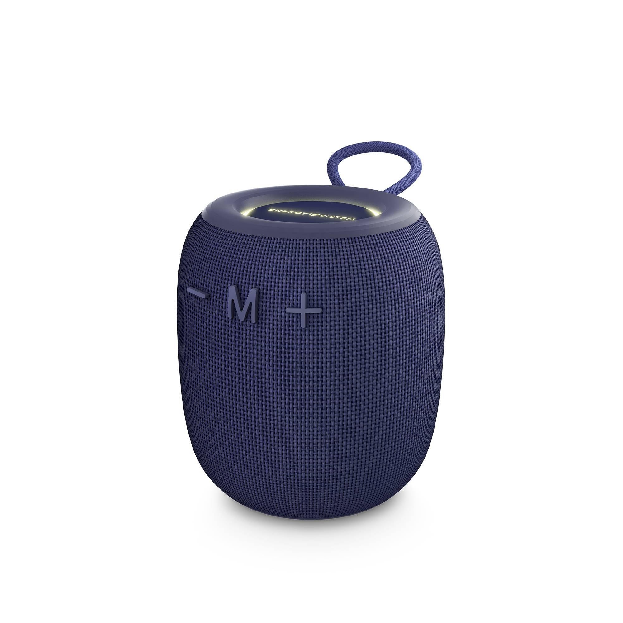 Energy Sistem Bloom Bluetooth-Lautsprecher - 18h Akkulaufzeit, IPX6 Wasserdicht, 100% recycelter Kunststoff Navy