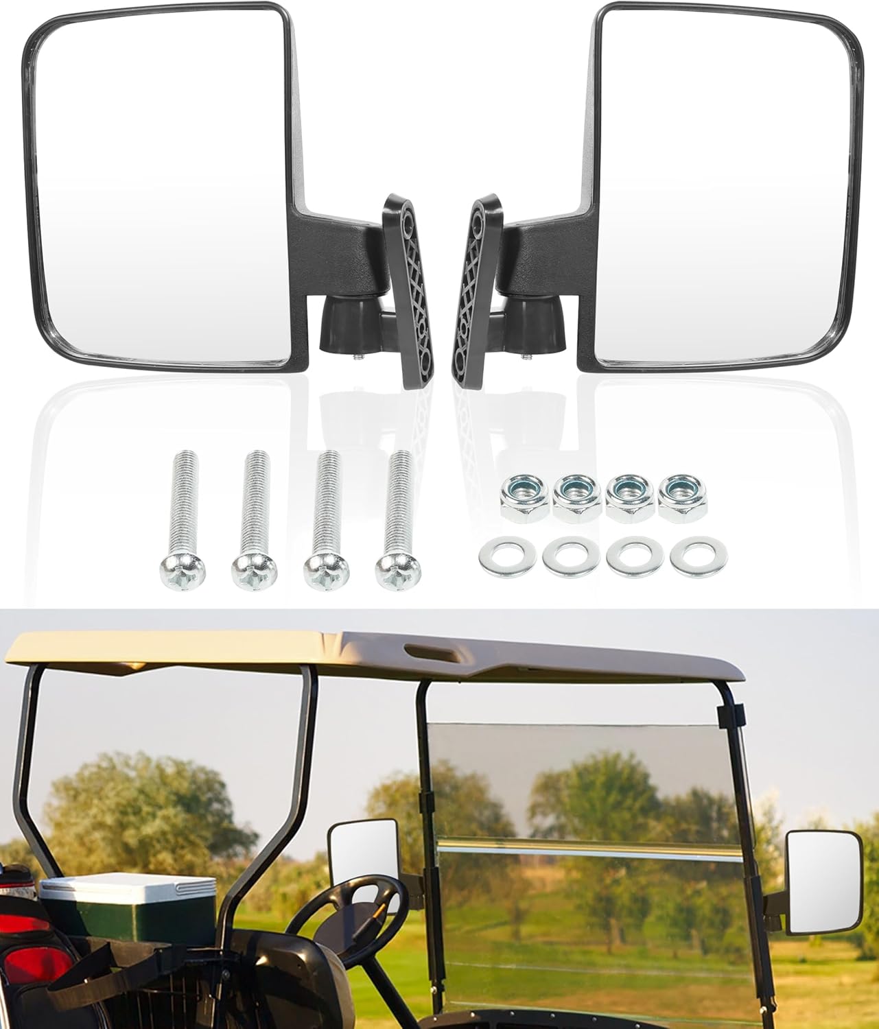 RACOONA Tractor Mirrors,Tractor Side Mirrors,HighStrength