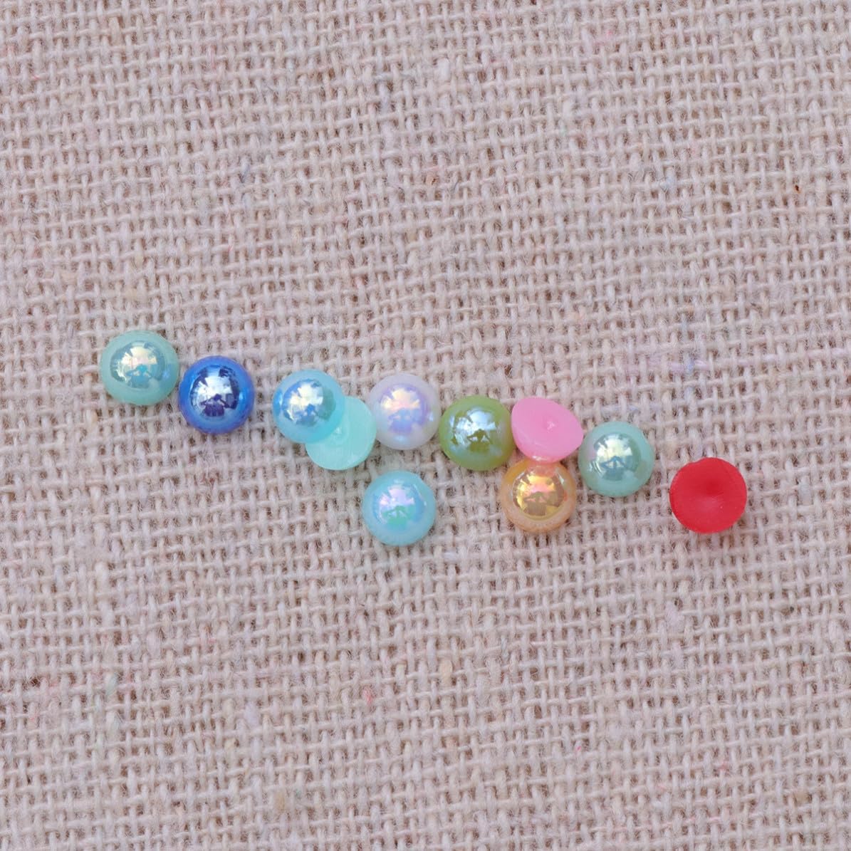 Flat Bottom Half Pearls ABS 700 Pcs for DIY Craft and Nail Art