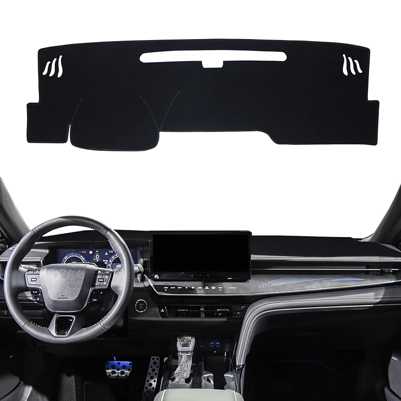 Capa para Painel SENSHINE para Toyota Camry 2025–2026 sem HUD, tapete de poliéster com acabamento cinza