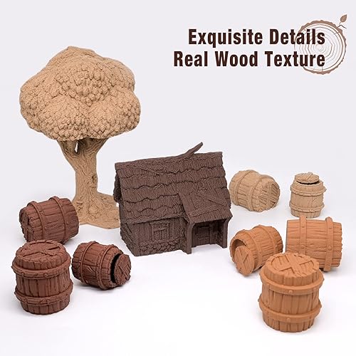 Miniatura 4 de OVV3D - Paquete de filamentos de madera para impresora 3D, filamento PLA de madera de 0.069 in, filamento de madera más del 30% de fibra de madera