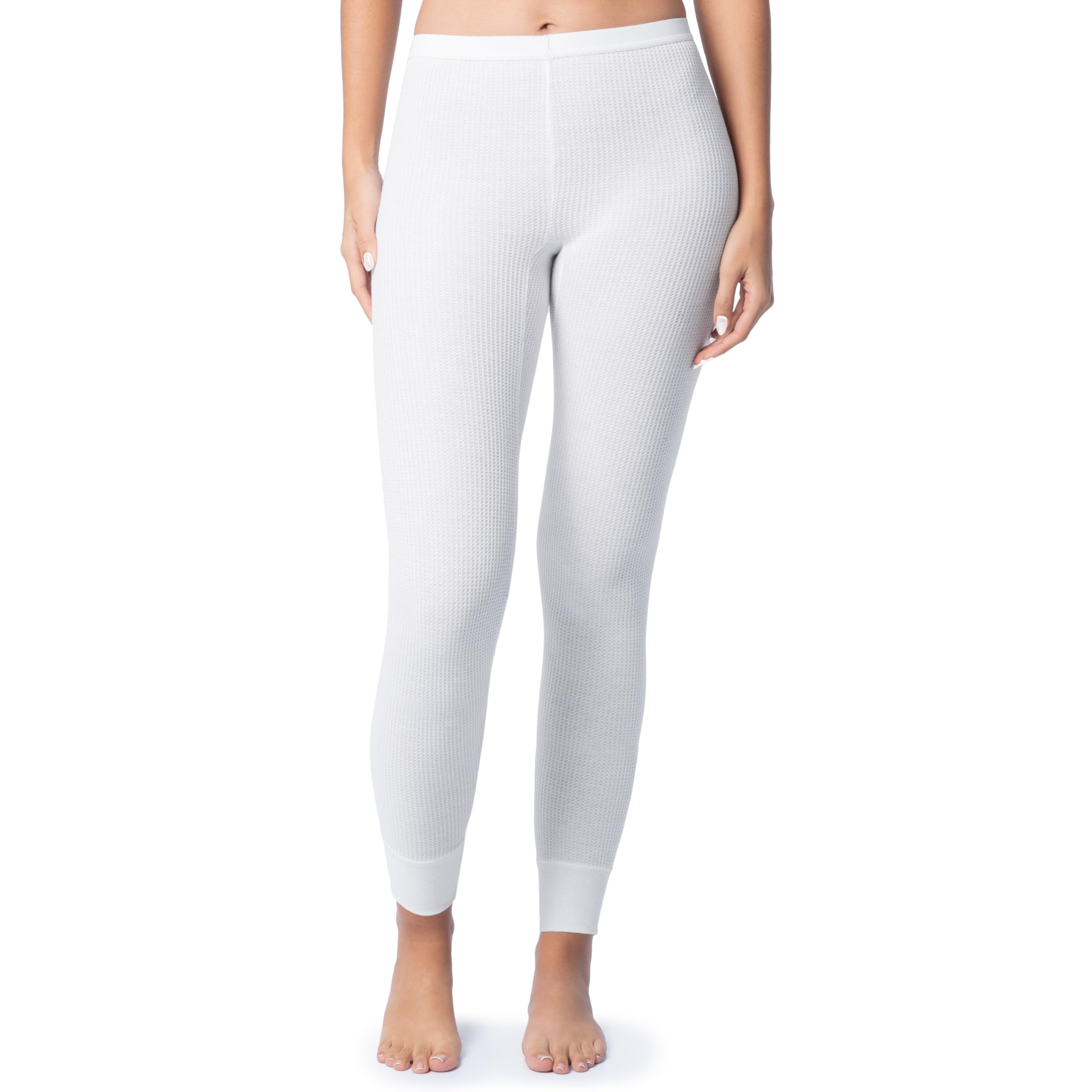 INDERA ColdPruf Traditional Long Johns Thermal Underwear for Women White