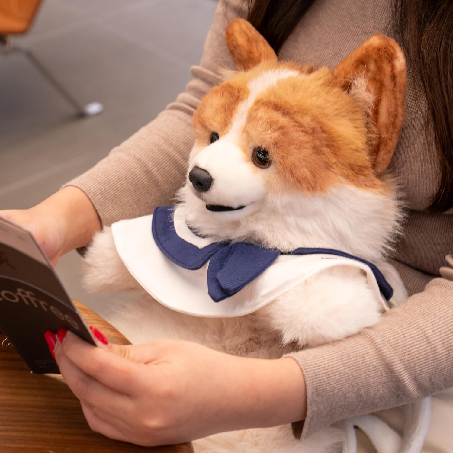 Chongker コーギーぬいぐるみ ハーネス付き Amazon.co.jp: Chongker コーギー 犬 置物 本物そっくり 動物