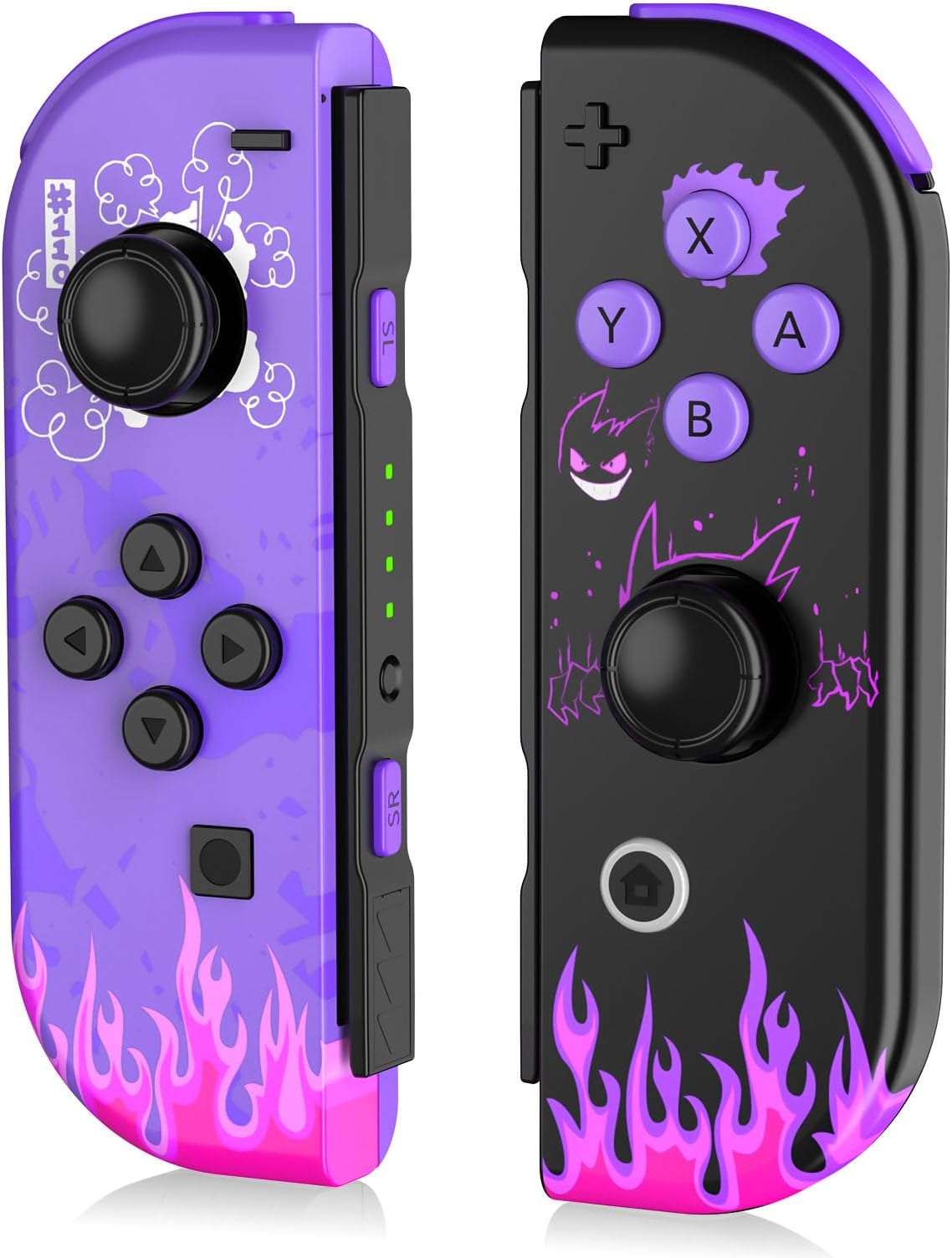 Kipylca Replacement for Switch Controller, Left Right Wireless Controller Compatible with Nintendo Switch/OLED/Lite,with 6-Axis Gyro, Vibration, Motion Control, Wake-up, Screenshot
