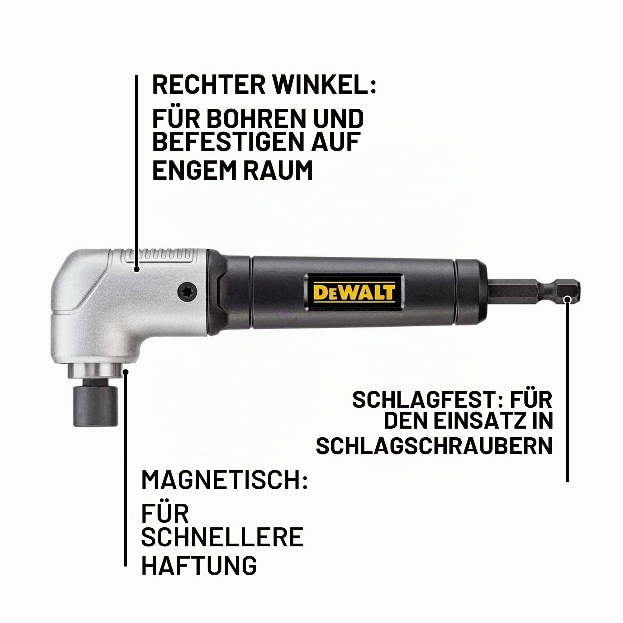 DEWALT Rechtwinklige Befestigung, schlagfertig (DWARA120)
