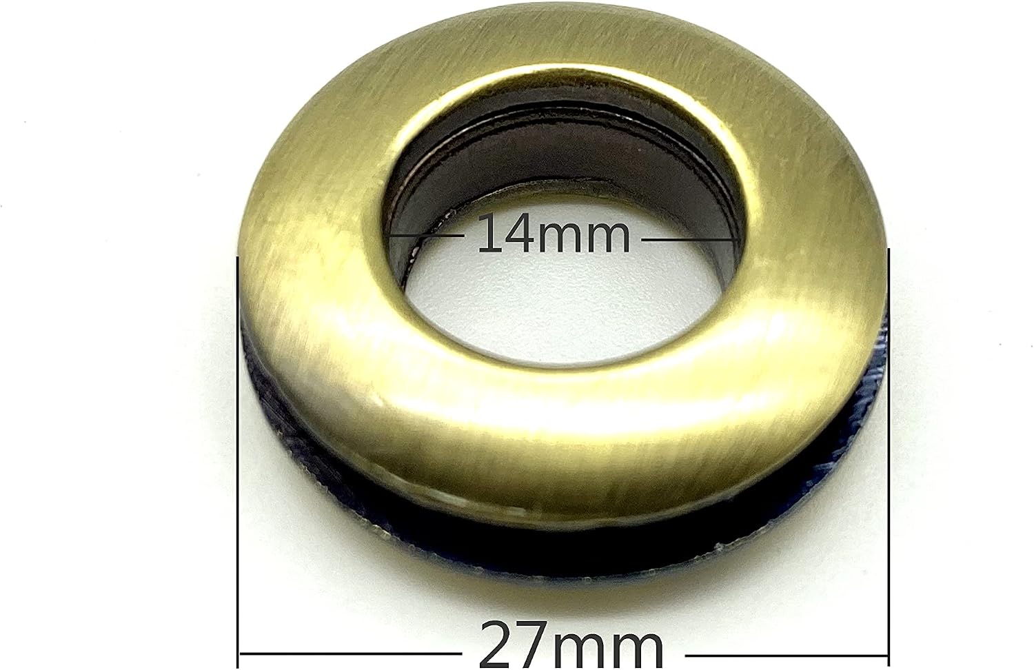 3dancraftit Zinc Alloying Round Screw in Eyelet Grommet O Rings Purse Loop Handle Connectors Easy Installation Inner Diameter 1/2 Inch / 12mm Anti Bronze E35