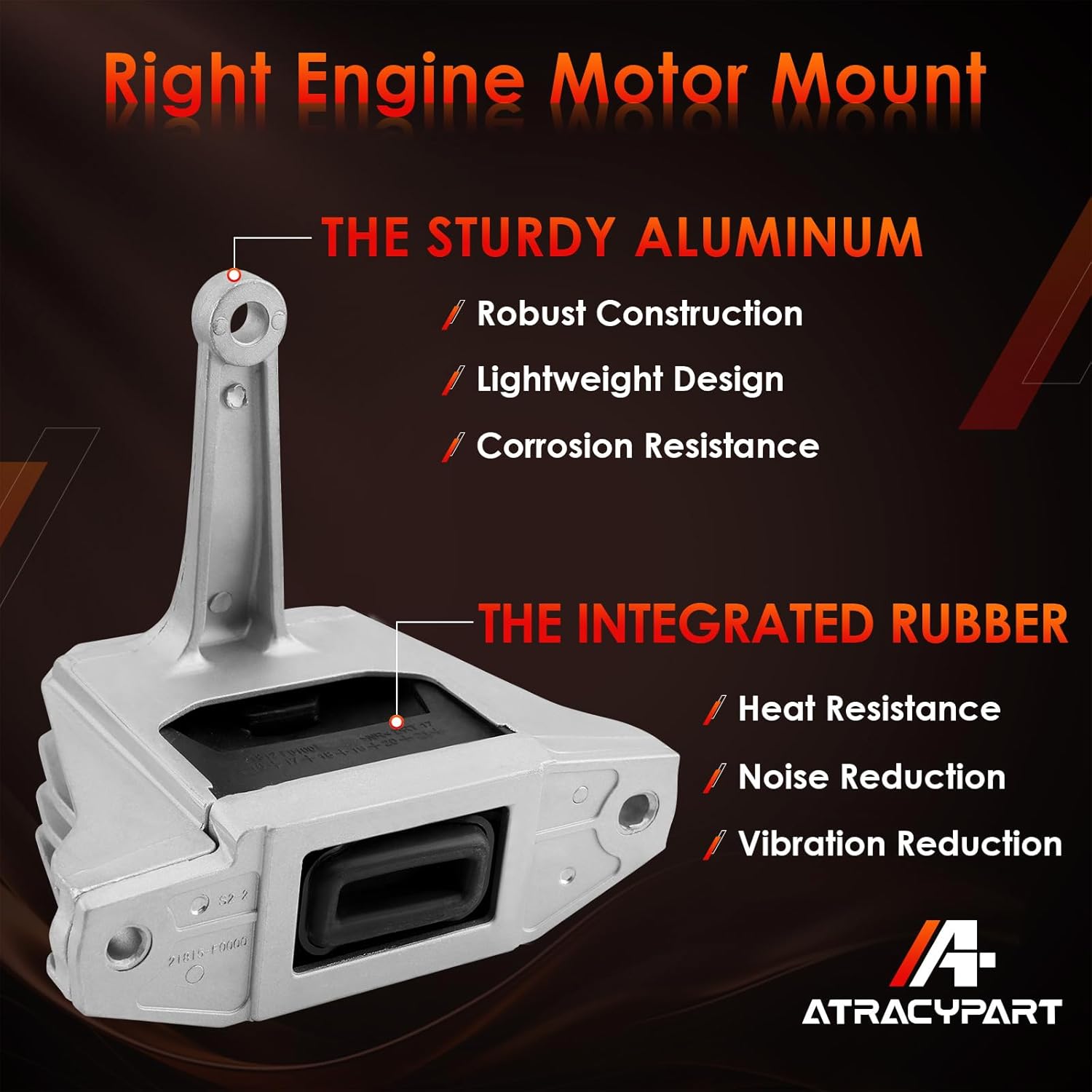 Engine Motor & Transmission Mount Kit 3PCS, Compatible With Hyundai 17-20 Elantra 1.4T1.6T 2.0L, 18-20 Elantra GT 1.6T 2.0L, 17-22 IONIQ 1.6L; Kia 21-22 Seltos 1.6L, Replace OE# A71210, A71100, A71207