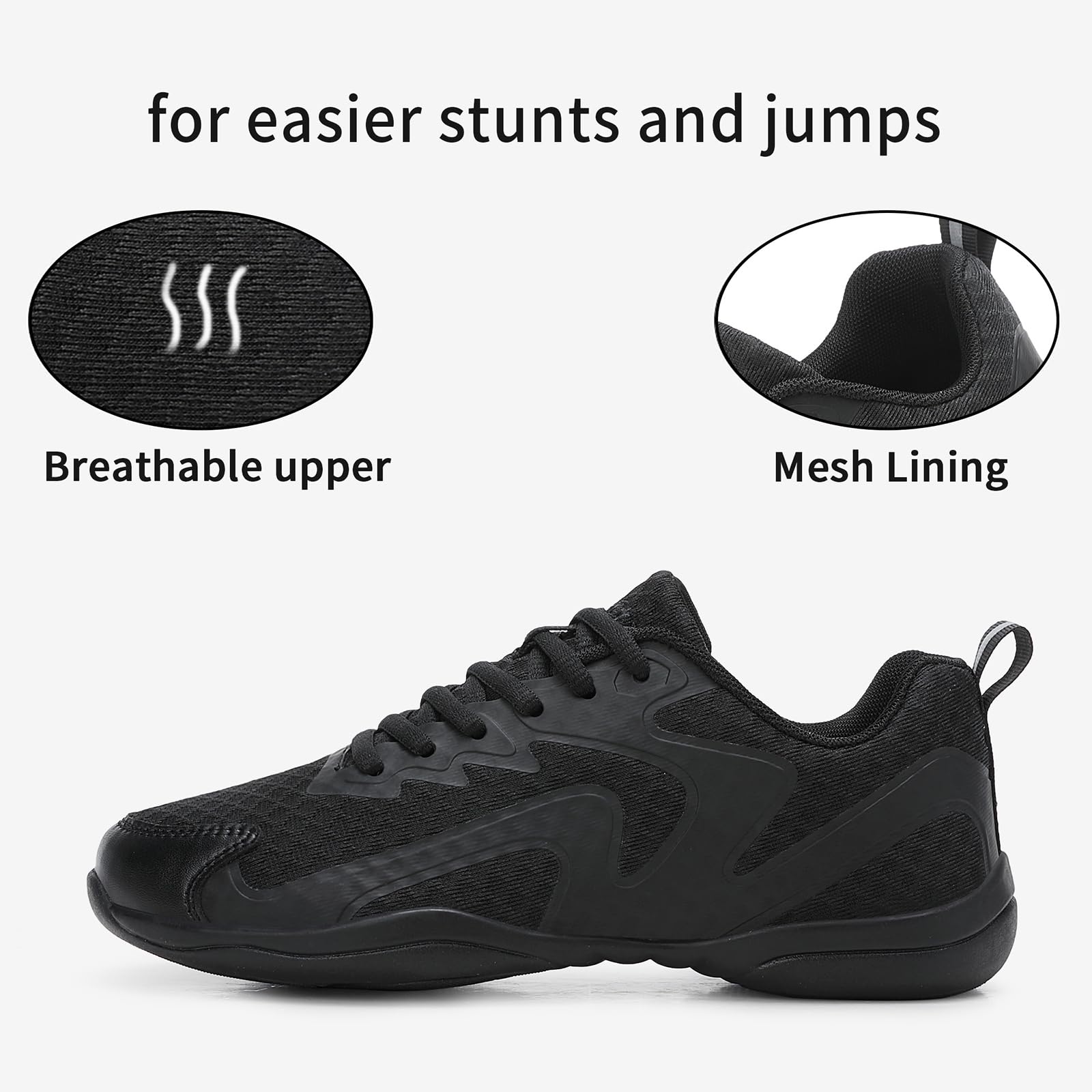 Basket Cheerleading Cheerleader Cheer Shoes Chaussures de Danse Fille Baskets de danse pour femme Chaussure pour Fly Base Anti-dérapant Sneakers