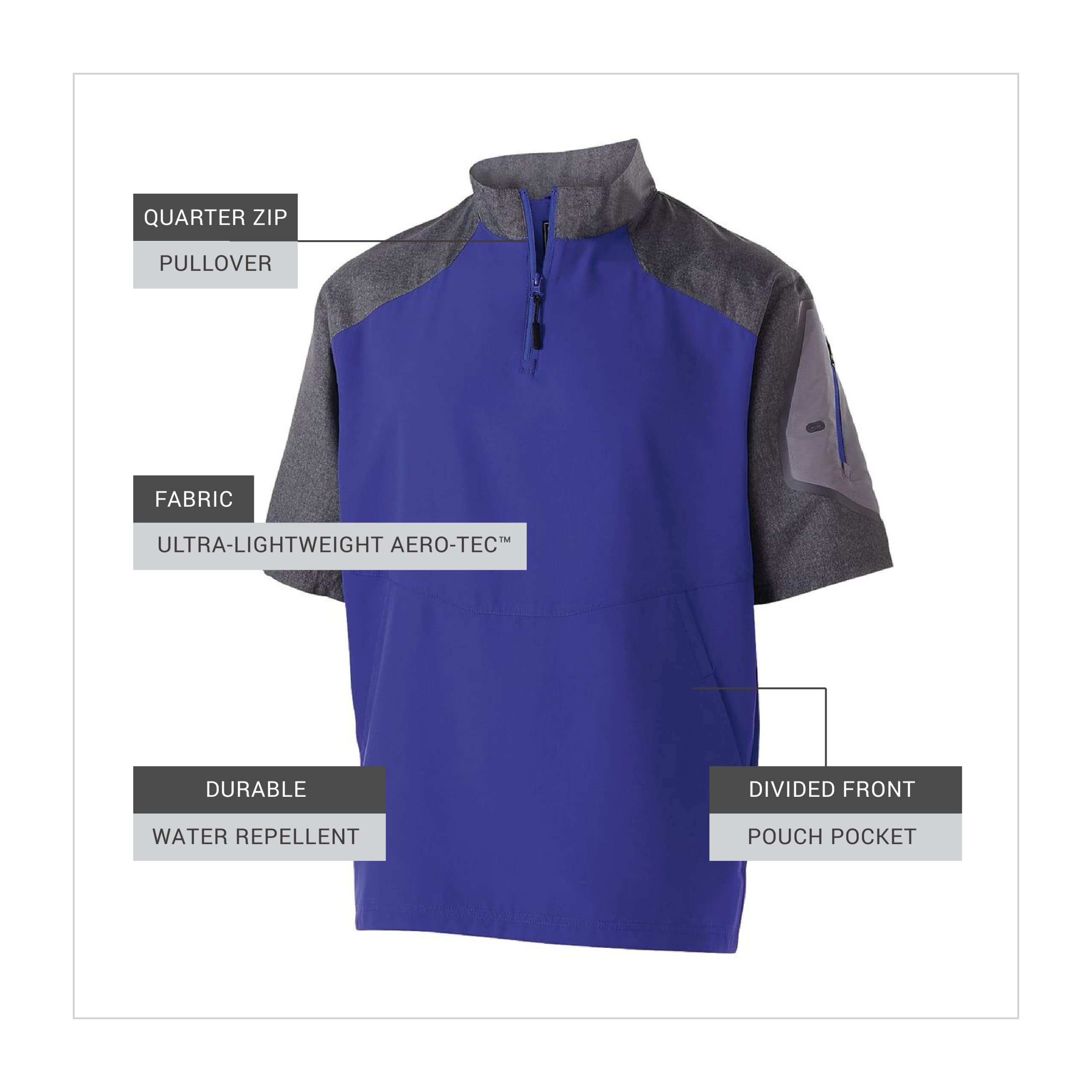 Limitless 1/4 Holloway Raiders Pullover - Quarter Zip Golf