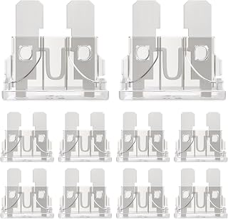 25A Standard Car Fuses 25 AMP Automotive ATC ATO Blade Fuse 25Amp Auto Fusibles for RV Truck SUV Camper (Pack of 50Pcs)