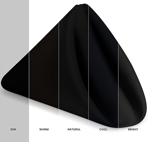 Vista 168 de Utopia Home Paquete de 24 servilletas de tela de 18 x 18 pulgadas, bordes con dobladillo 100% poliéster, lavables y reutilizables, ideales