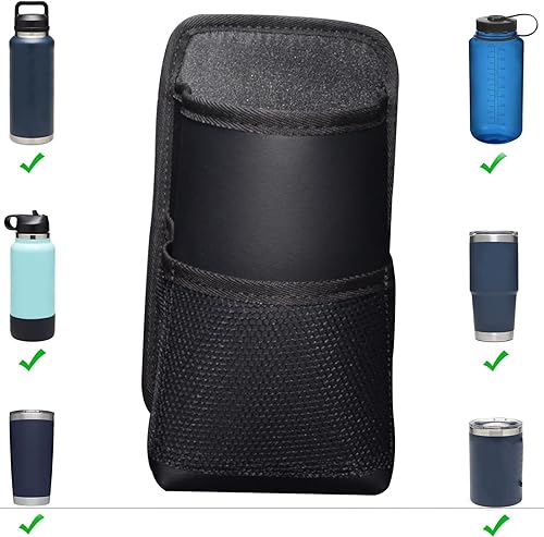 Miniatura 5 de Expansor de portavasos grande para automóvil, se adapta a botellas de agua grandes de 24364046 onzas, bolsa grande para bebidas, vehículo universal