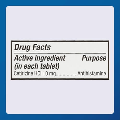 Miniatura 4 de Major Pharmaceuticals 255551 - Tableta HCI para alergias durante todo el día 10 mg color blanco paquete de 100