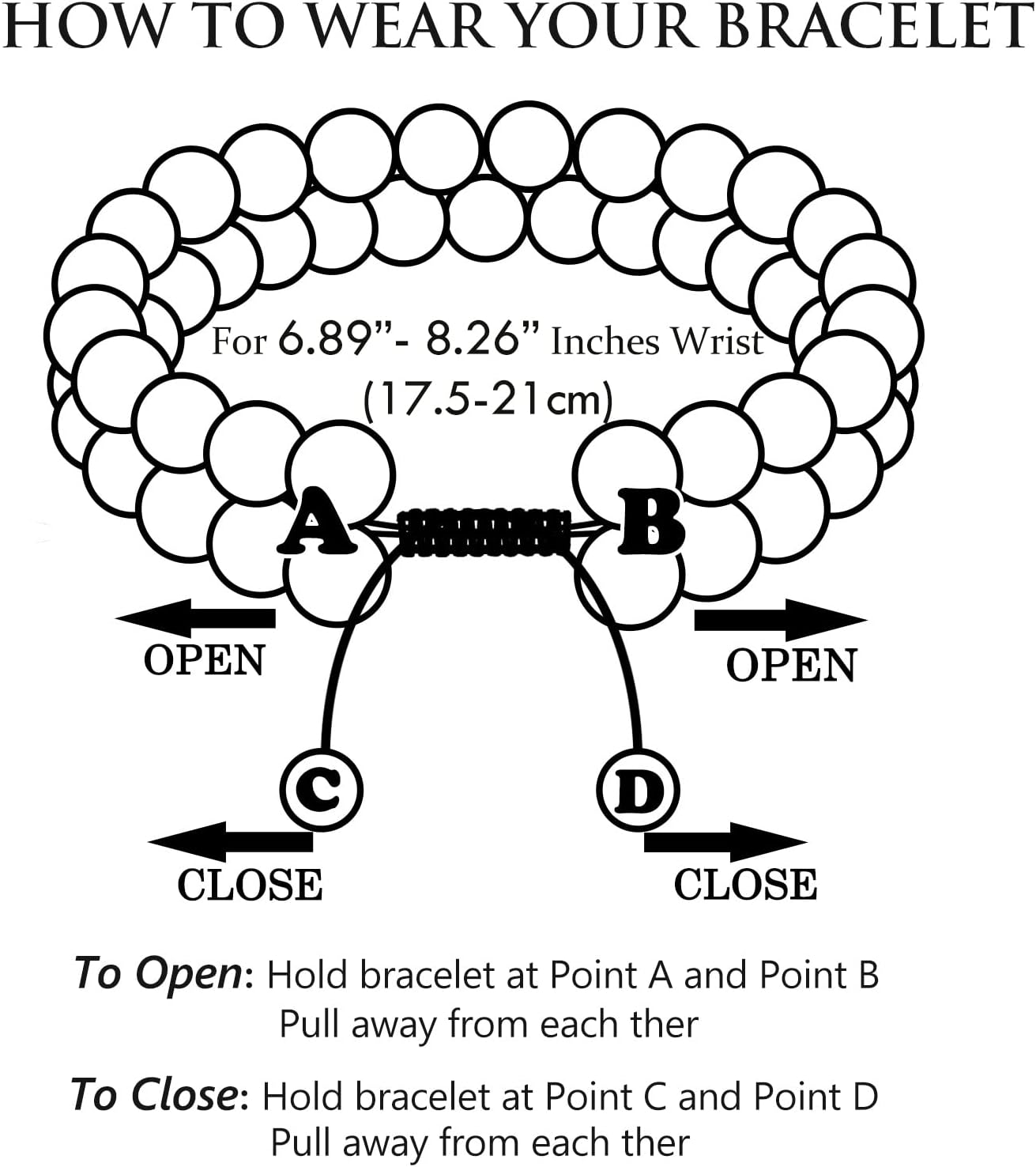 Triple Protection Bracelet for Women, Genuine Healing Crystal Bracelet Amethyst Black Obsidian Hematite 6mm, Pyramid Energy Crystal Beads Bracelet Christmas Gifts for Mom Wife for Protection Balance - Image 6