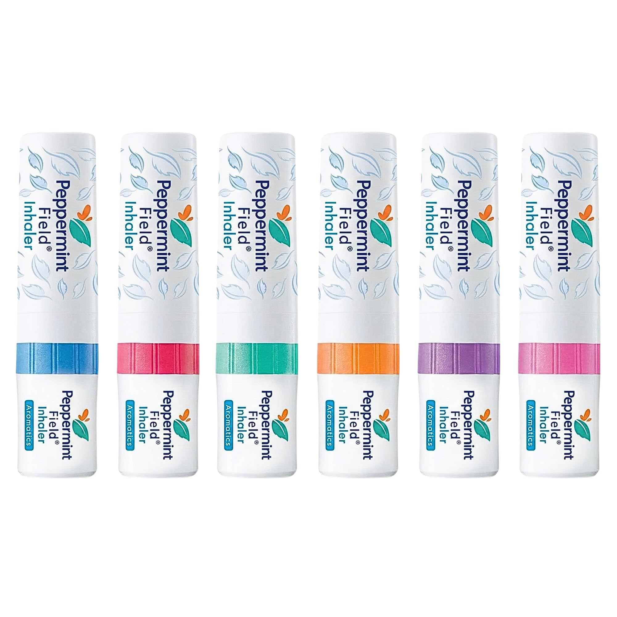 Peppermint Field Nasal Inhaler - Strong Peppermint Thai Inhaler - Pack of 6