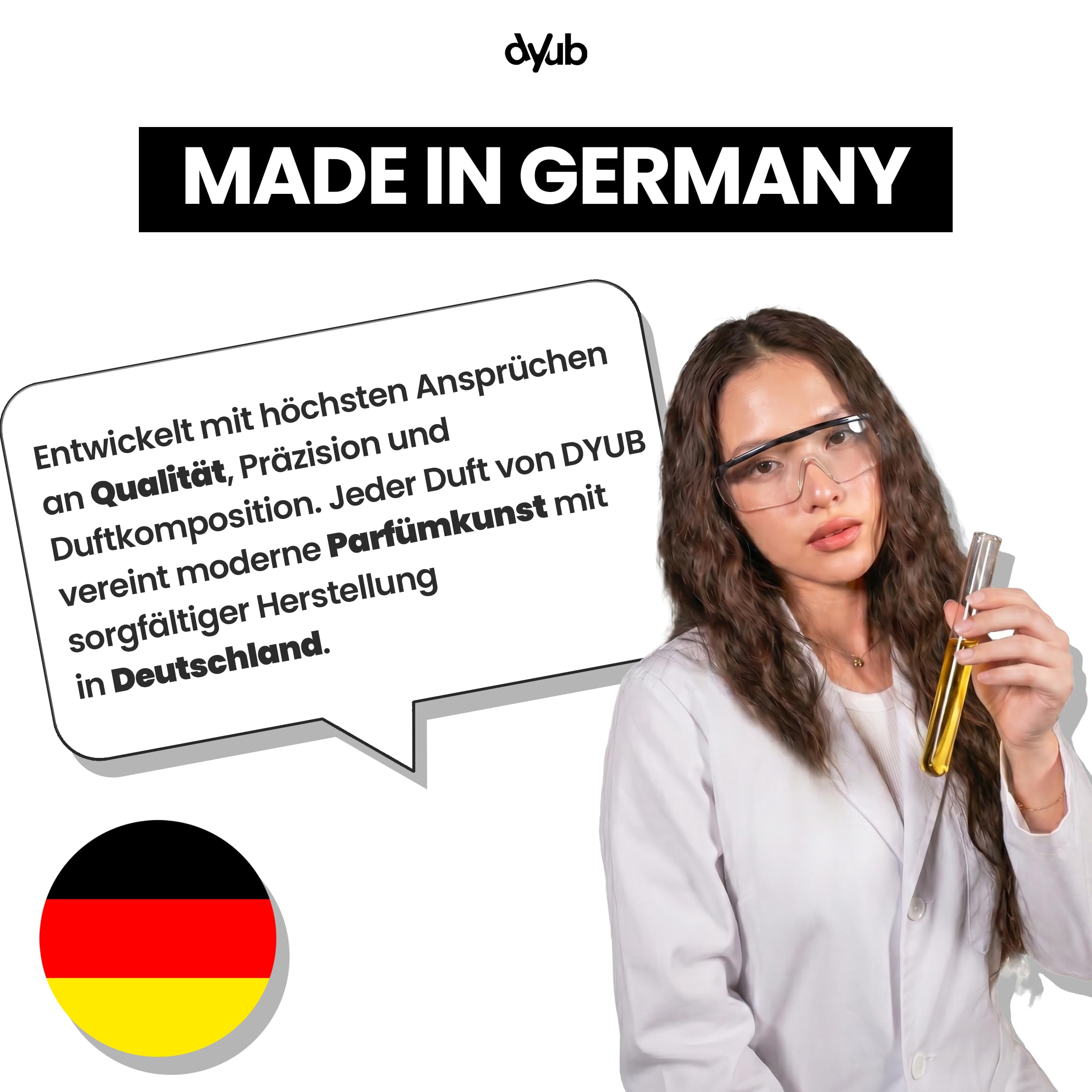 AQABA - Extrait de Parfum Unisex 50 ml – (35% Duftöl) mit Pheromonen - Orientalisch-süßer Duft mit Mandel, Vanille & Honig - bis zu 12h lang anhaltender Duft - Made in Germany