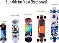 Vista 5 de Pmsanzay Gancho de cubierta de 2 unidades, soporte profesional para patineta, longboard y monopatín eléctrico Universalmente compatible