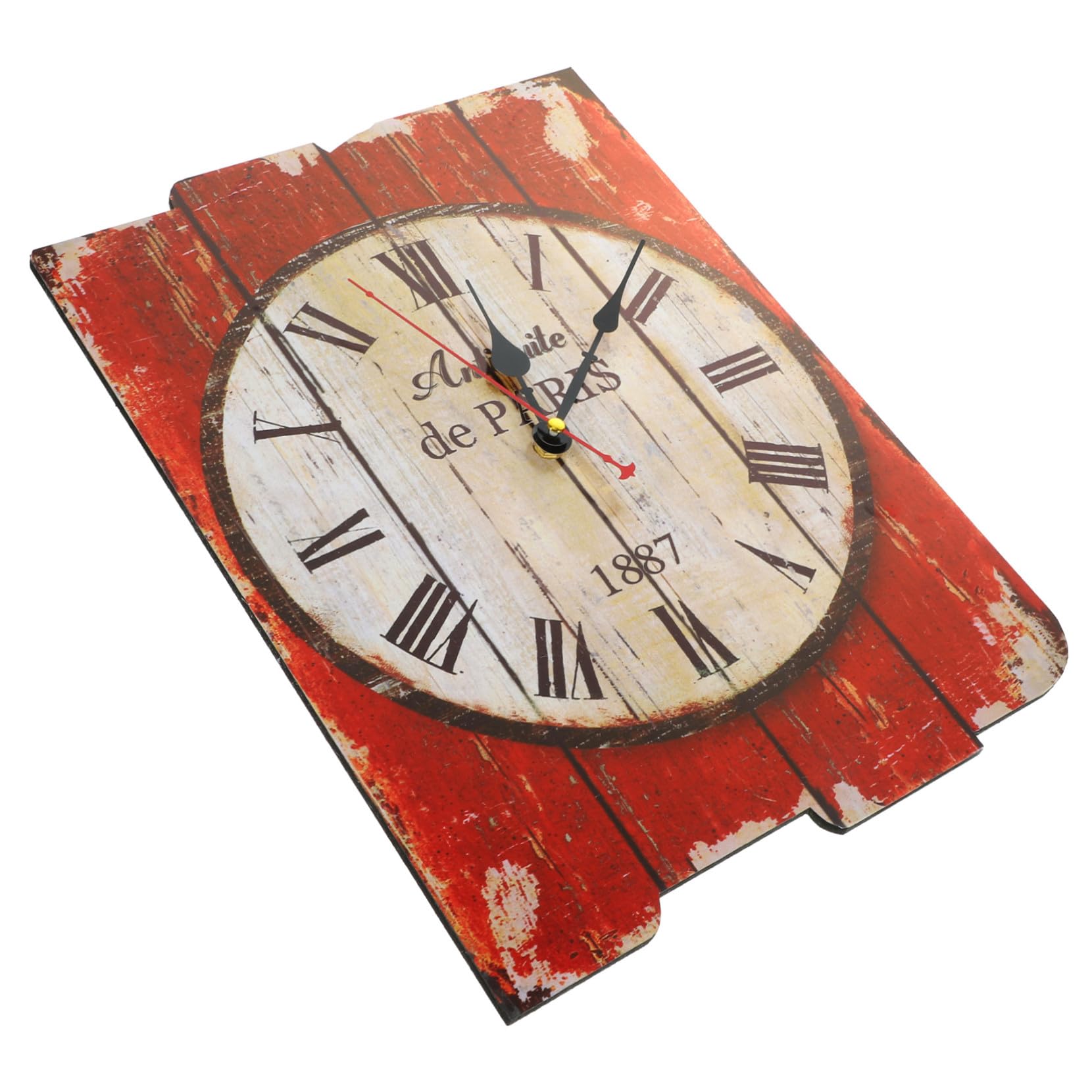 Horloge murale rétro pour chambre et pub avec cadran vintage rustique TOYANDONA