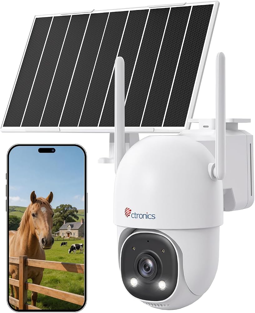Ctronics caméra solaire 4G AOV