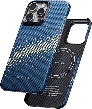 iPhone 15 pro 512GB ブルーチタニウム Pitakaケース付 Amazon.com: pitaka Case for iPhone 15 Pro Compatible with MagSafe