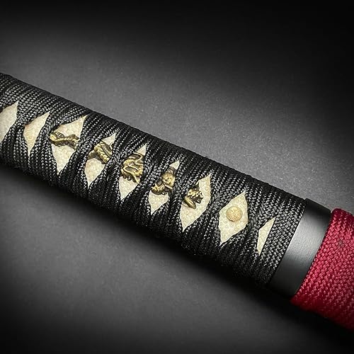 Miniatura 6 de Musashi - Espada Samurai larga templada de arcilla de acero al carbono Nagamaki 1045