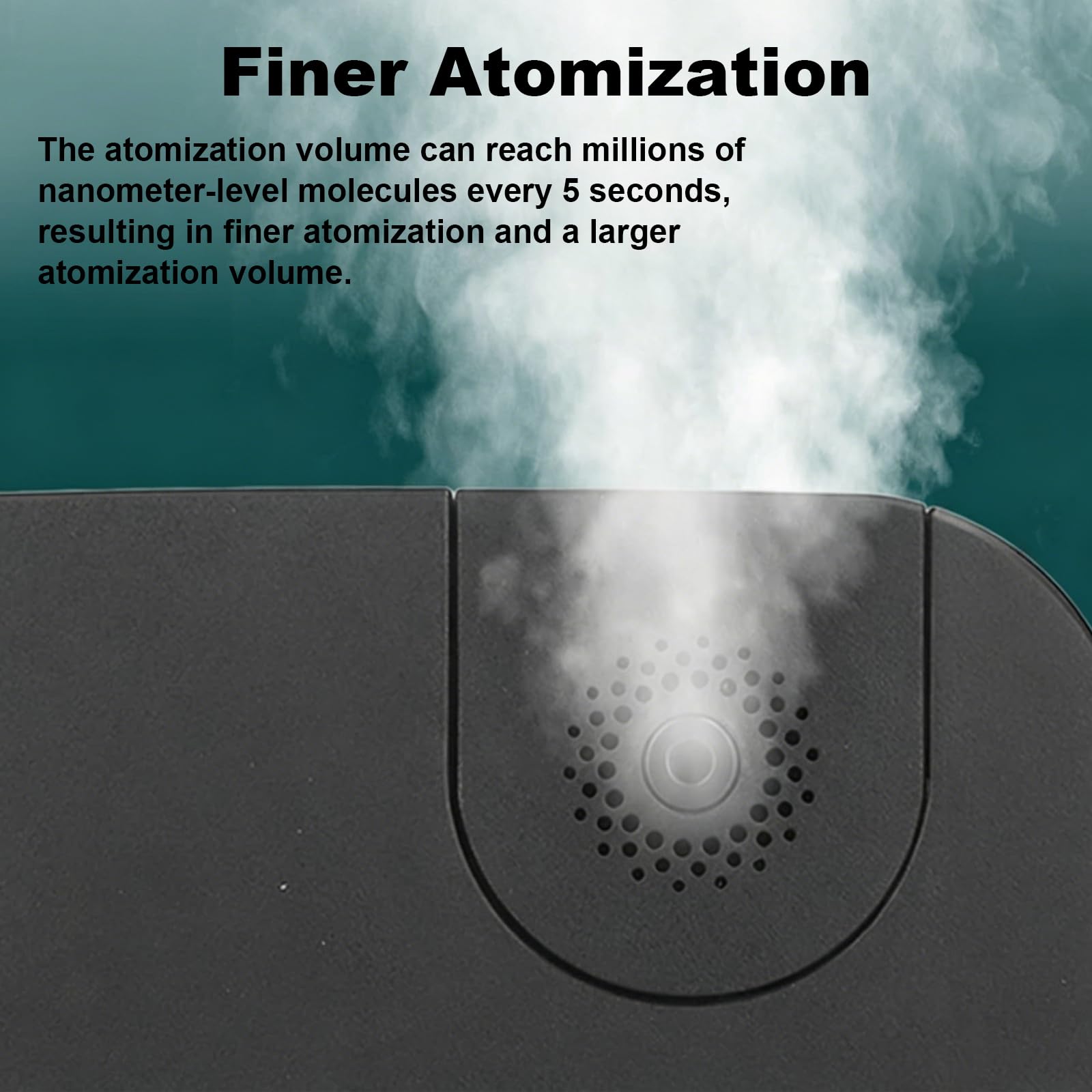Difusor de aceites esenciales con pantalla LED y bomba de aire de alta potencia, temporizador automático, aromaterapia silenciosa sin agua para uso doméstico u oficina