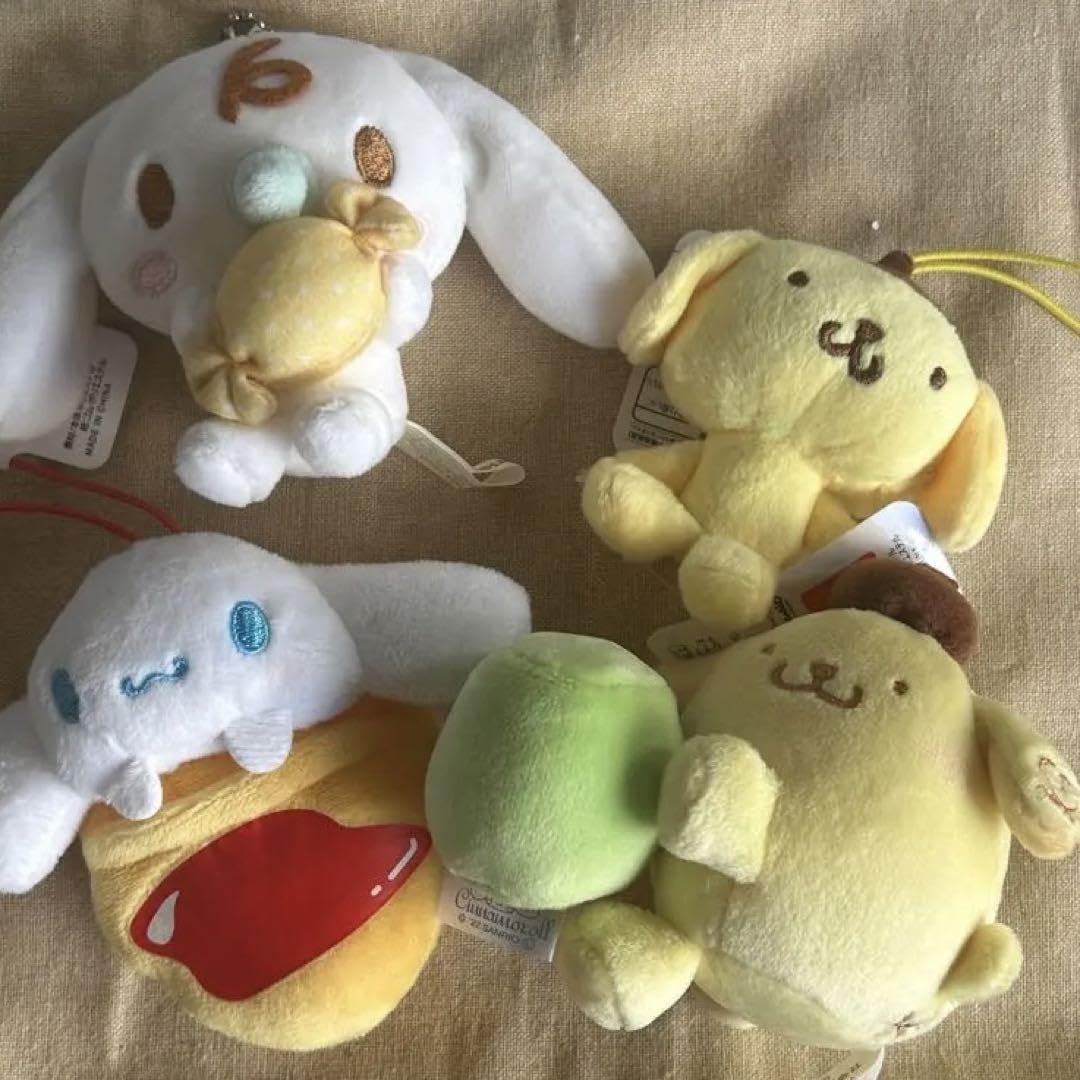 Amazon.co.jp: サン リオ シナモンロール ポムポムプリンぬいぐるみ