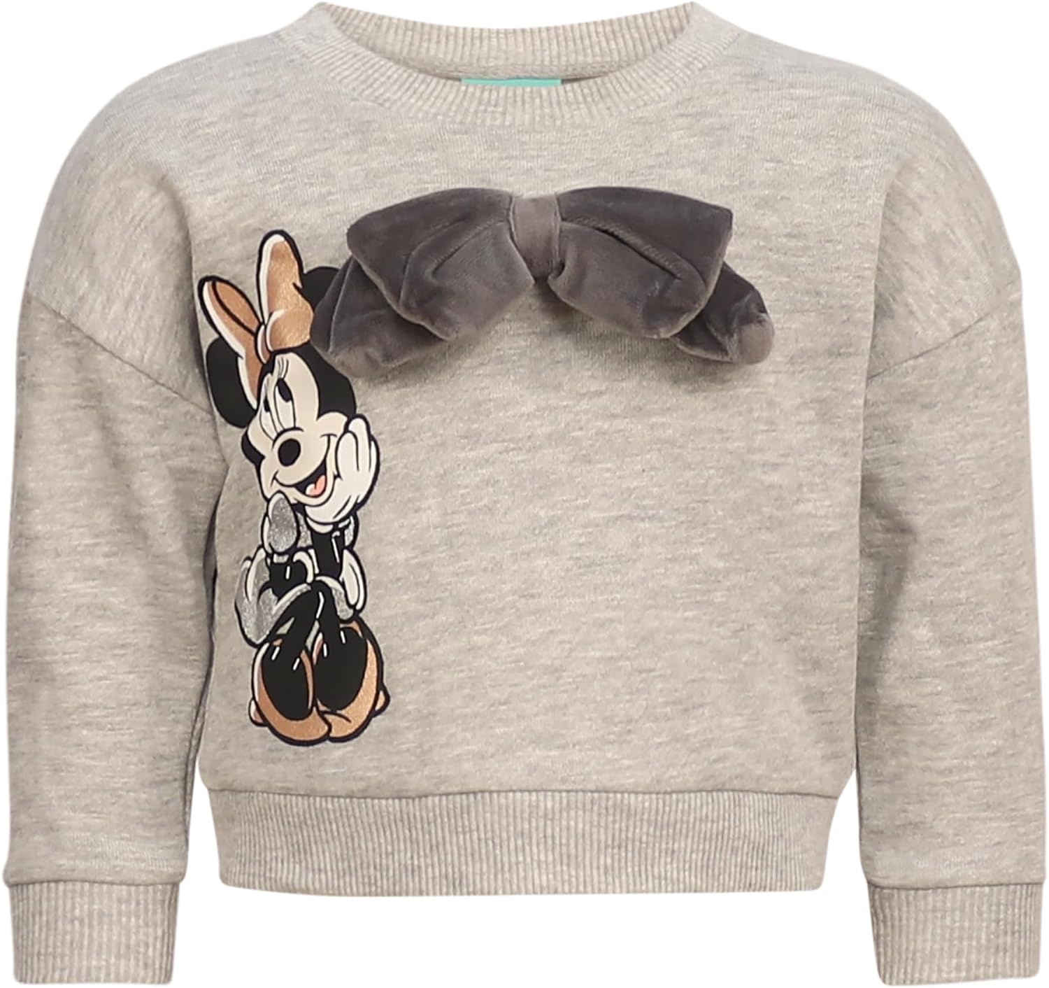 Magic Threadz Disney Clothes Minnie Mouse Baby Girls 2-Piece Skort Set – Long Sleeve Top & Plaid Skort Outfit Set (12M–24M) - Image 2