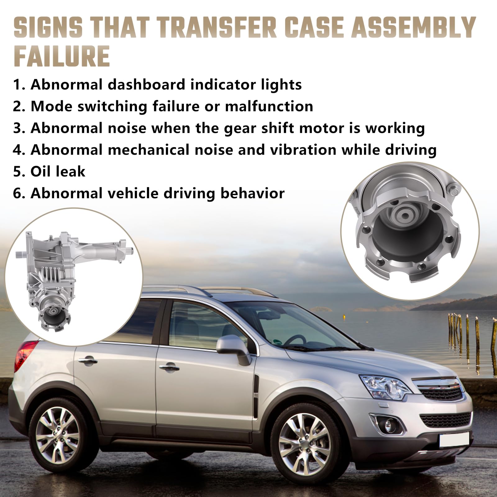24257462 Caja de transferencia 6 velocidades caja de transferencia manual de repuesto para Antara Captiva 2.2 CDTI 23247712 24263577 23247709