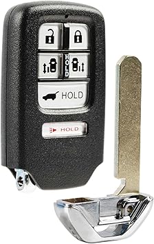 Smart Key Fob Keyless Entry Remote KR5V1X Compatible With 2014 2015 2016 2017 Honda Odyssey