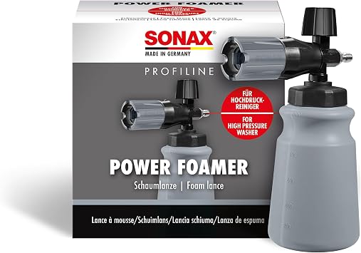 SONAX Power Foamer Foam Cannon | High-Foam Adjustable Car Wash Sprayer 33oz