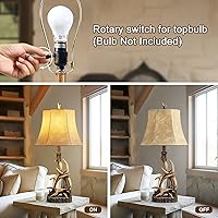 Vista 4 de Lámparas de mesa rústicas de 27.25 pulgadas para sala de estar con puertos de carga USB A + C, lámparas de cabecera de cabina occidental