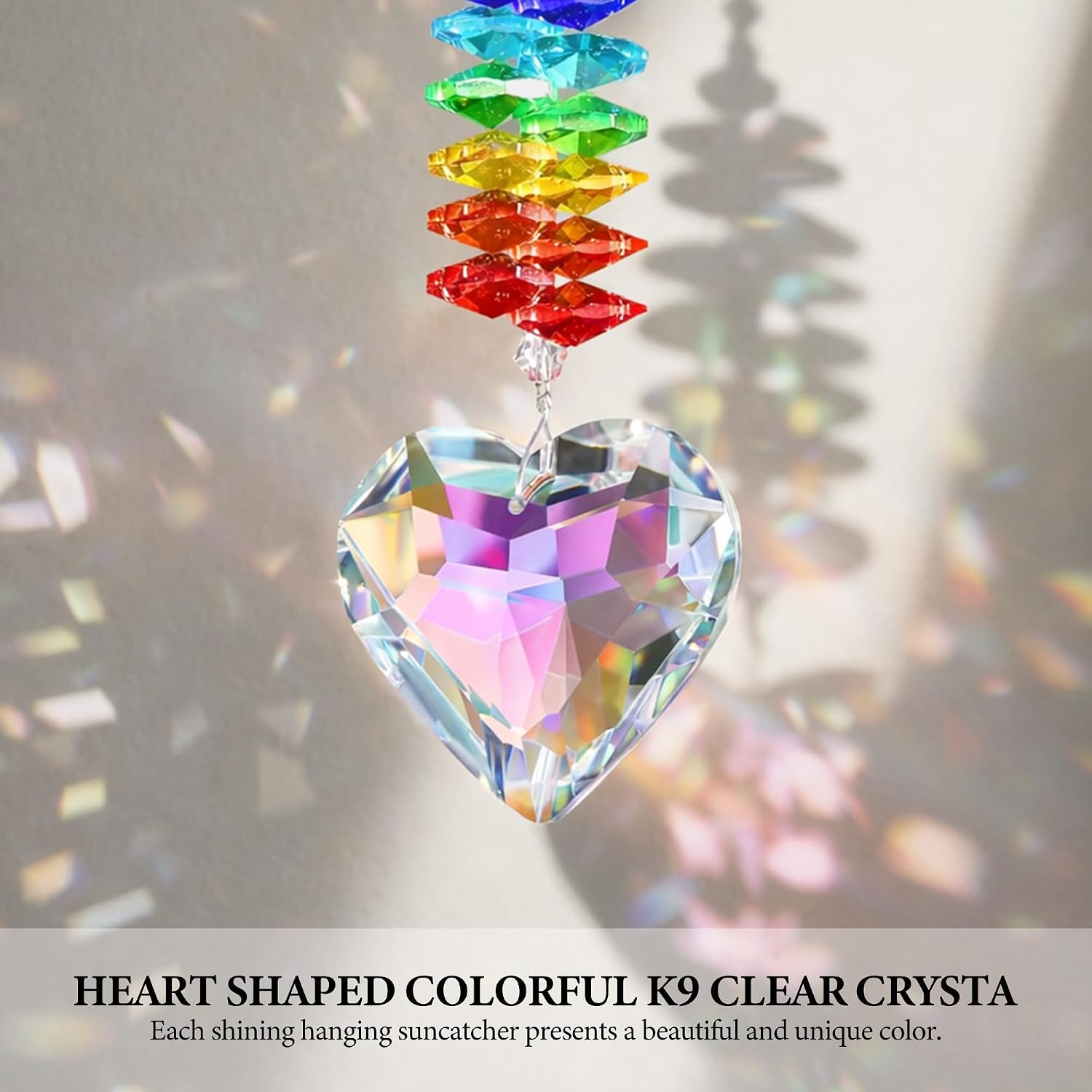 Crystal Suncatcher Gifts for Sister Birthday, Sisters Gifts from Sister, Unique Gifts for Sister, Window Hangings Home Decoration Christmas (Sister Gift)