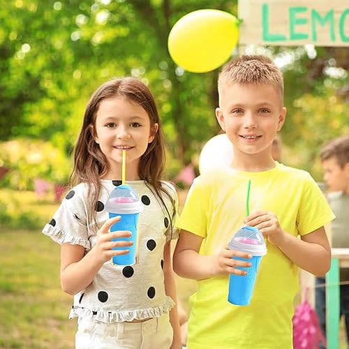 Miniatura 5 de Slushie Maker Cup - Taza mágica de congelación rápida, doble capa para hacer granizados, taza helada para batidos, batido de leche