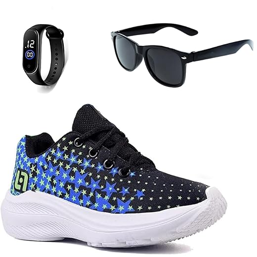 Tenis Infantil De Amarrar Meninos Leve Desenhos LIGHT + Chinelo Oculos Relogio