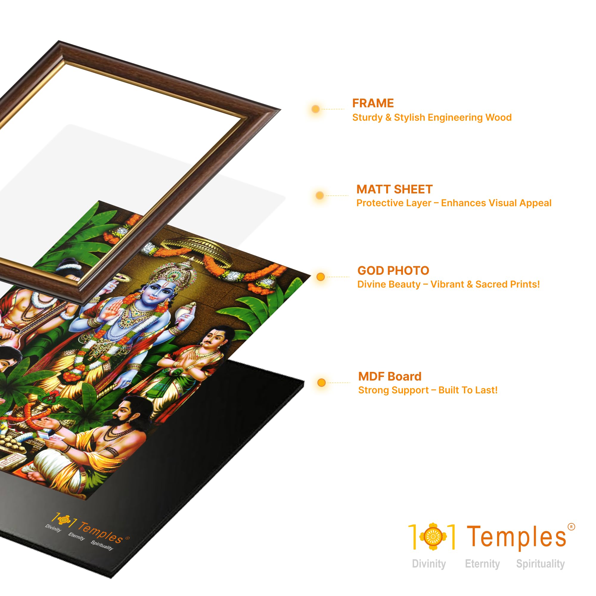 Satya Narayana Swamy Photo Frame - Divine Blessing -3 Satya Narayana Swamy Photo Frame - Divine Blessing -3