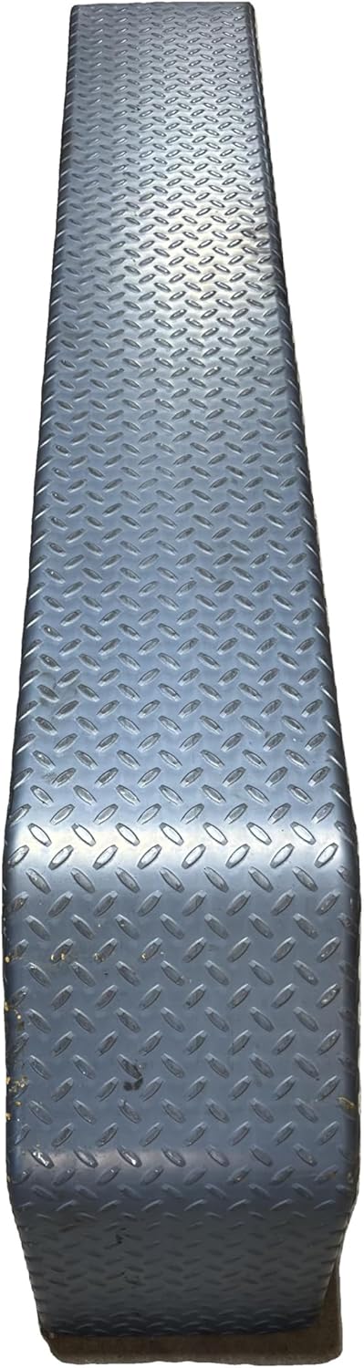 D2E Trailers Tandem Double Break Treadplate Fender (1 Each) 10x72x19 w/ 14 Ga Treadplate Backplate