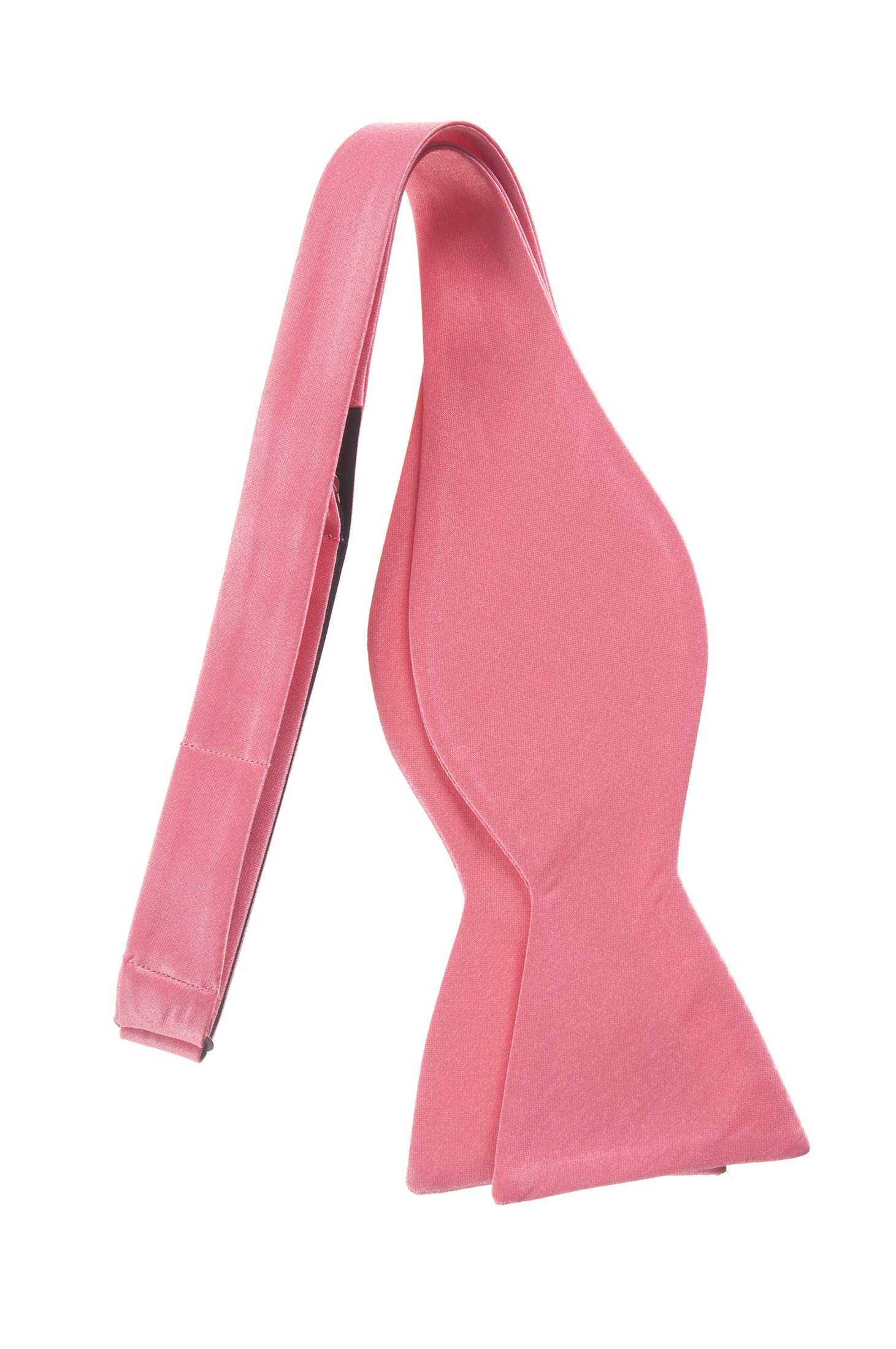 Tuxgear Mens Adjustable Selftie Bow Tie with Stretch Suspender Set, Mens, Coral (Mens, Coral)