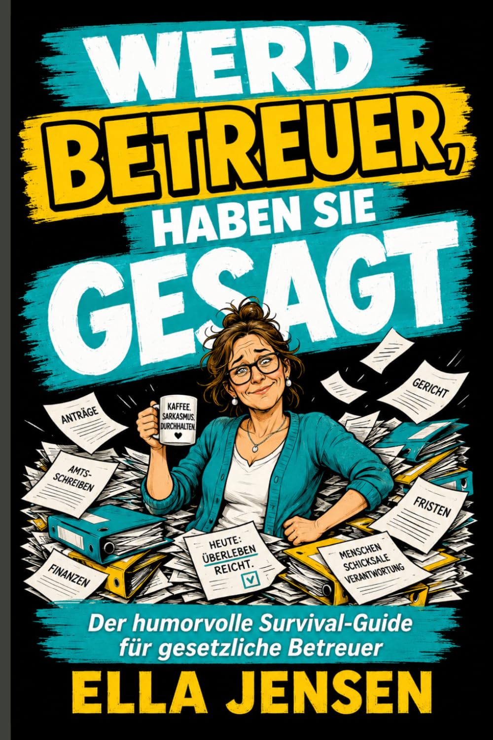 Werd Betreuer, haben sie gesagt: Der humorvolle Survival-Guide für gesetzliche Betreuer- Geschenk gesetzlicher Betreuer lustig