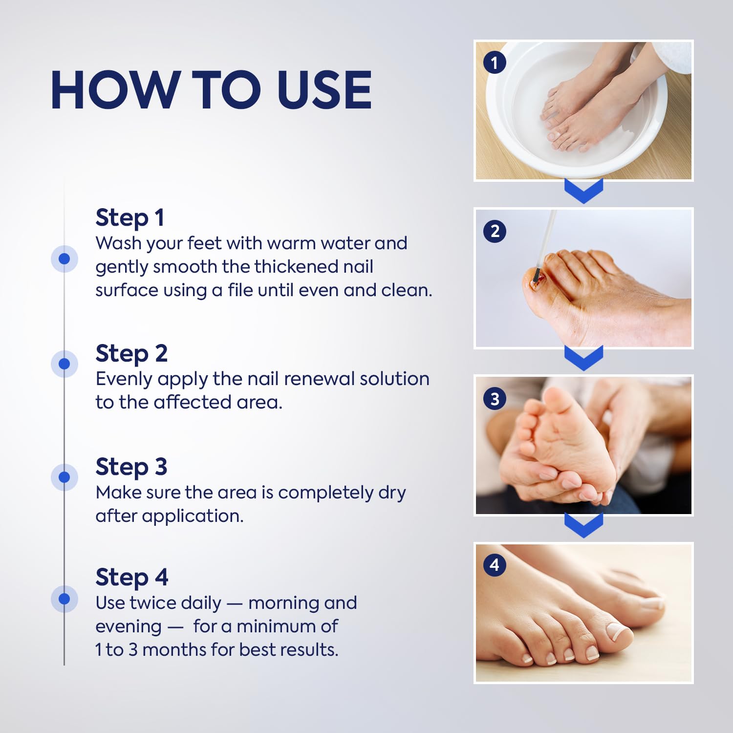 Toenail Fungus Treatment Extra Strength: 25% Undecylenic Acid & Tea Tree Oil - Repairs Yellow Thick Brittle Toe and Fingernails - 2 Bottles with 14 Patches - Image 5