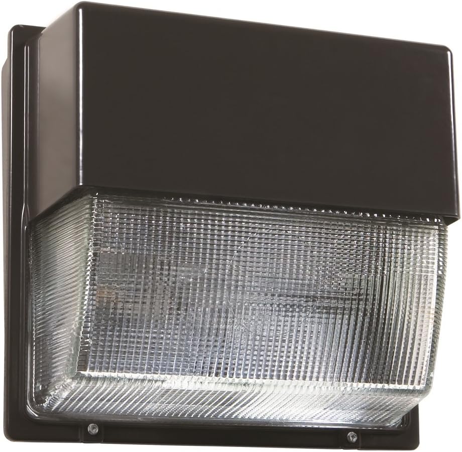 Lithonia LightingALO 50K TWP Lens LED Wall-Pack, Adjustable Light Output, Dark Bronze, 5000K | Daylight