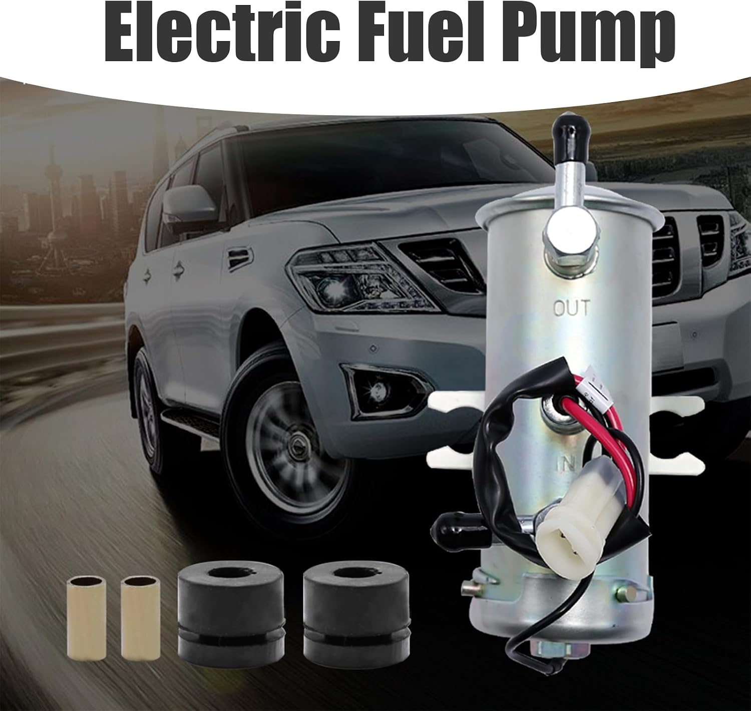 Fuel Pump Replacement for Nissan 720 Pickup 1984-1986, Replaces 17020-06W00 P70235 E8318