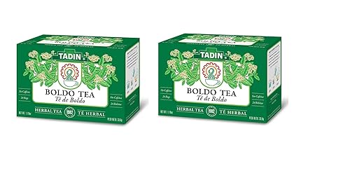 Tadin Boldo - Té de hierbas (24 bolsitas de té), paquete de dos