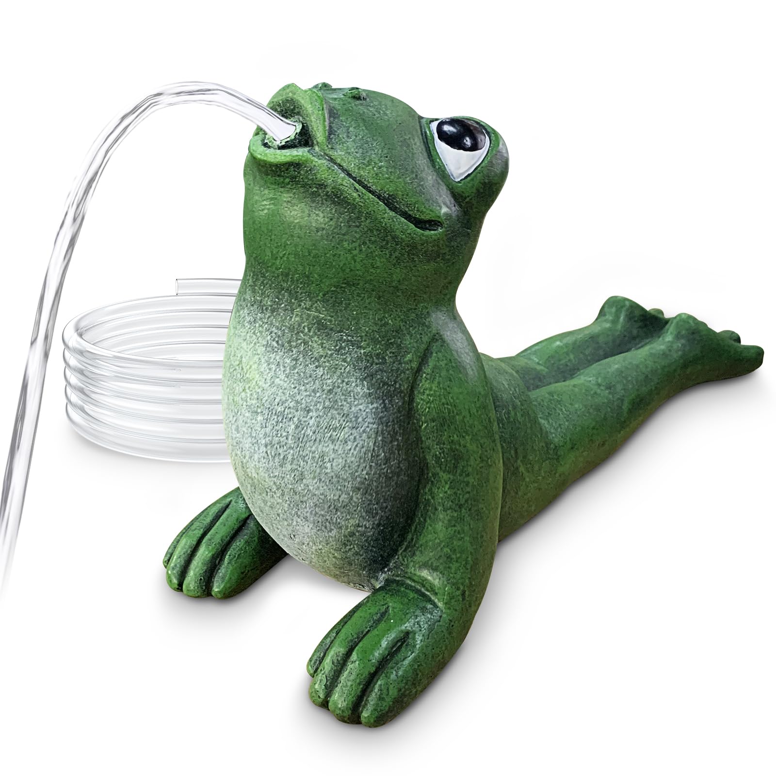 Photo 1 of NFESOLAR Yoga Frog Spitter Fountain for Water Feature
