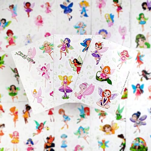 Miniatura 7 de BulbaCraft Calcomanías y calcomanías de hadas para laptop, decoraciones de hadas para fiesta de cumpleaños, regalos para mujeres y hombres