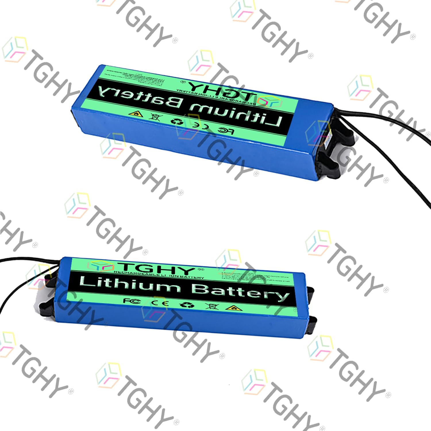 TGHY Monopattino Elettrico Pieghevole Ricaricabile da 36 Volt con Batteria Integrata agli ioni di Litio da 36V 6Ah o 7.8Ah (Fino a 280,8 Wh) per Motore di Monopattino Elettrico.,36v7.8ah,XT60+JST 2
