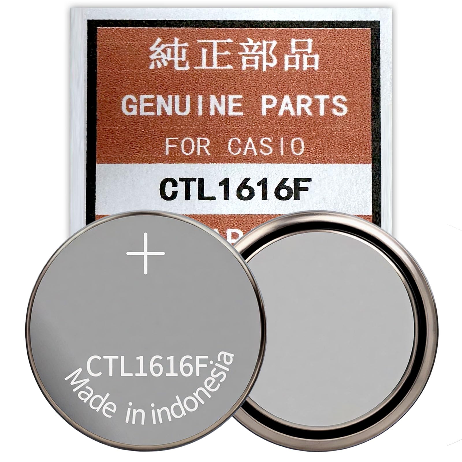 CTL1616F - Batteria di ricambio compatibile con Panasonic CTL1616 CTL1616F batterie per orologio solare Casio, numeri di parte #10065657#10291127#10382262#10175828#94806704