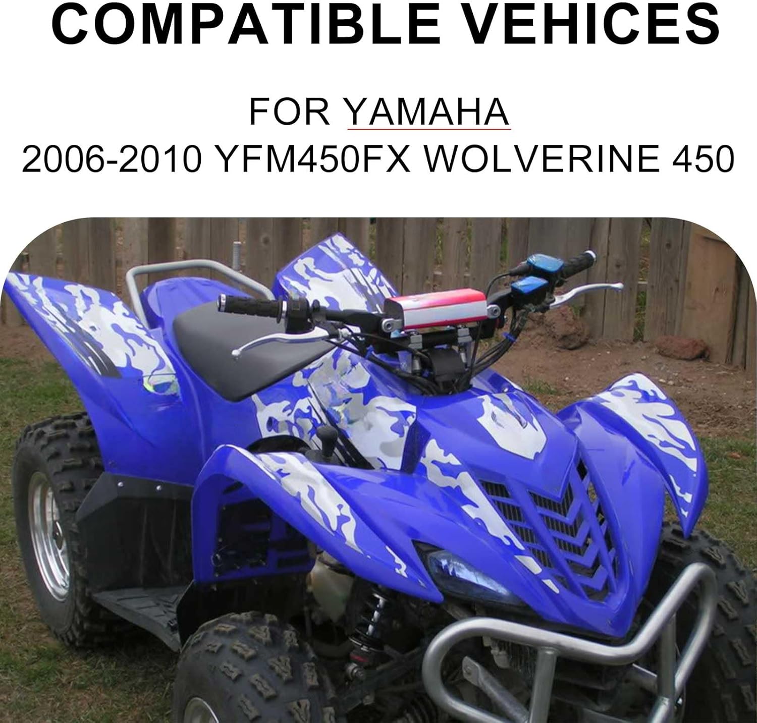 Fuel Valve Petcock & Lever for Yamaha YFM450FX Wolverine 450 2006 2007 2008 2009 2010